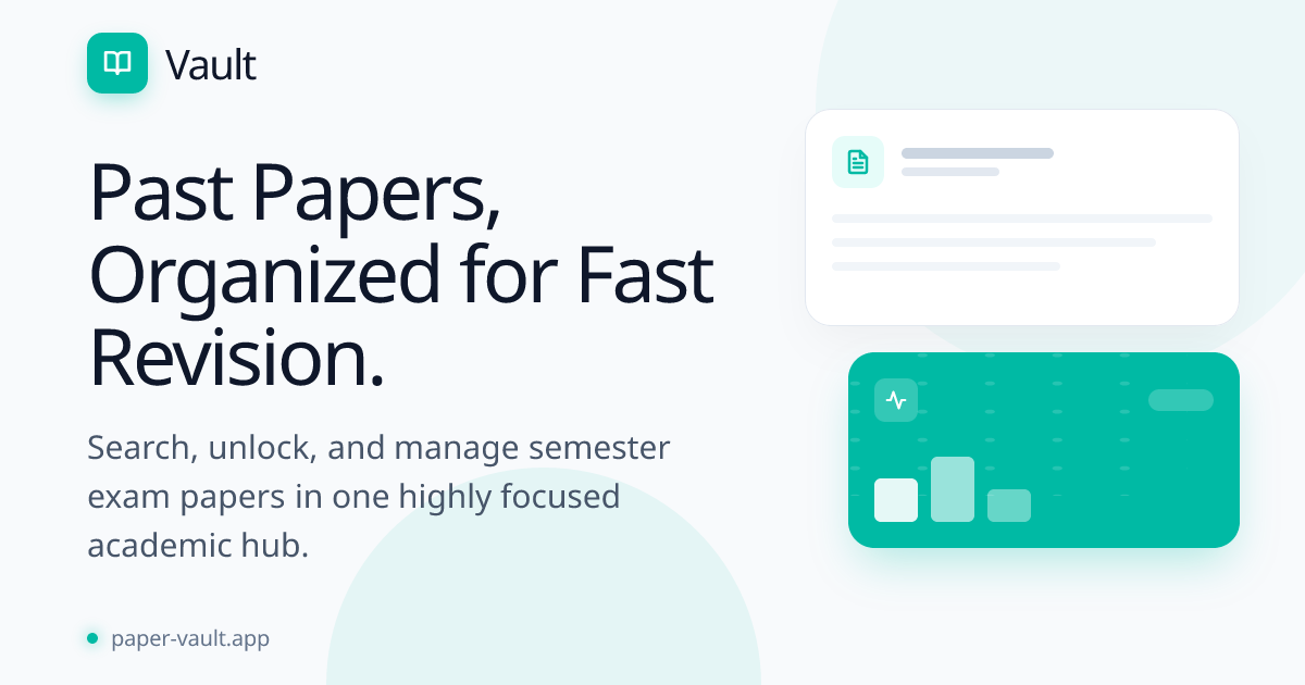 Vault | Exam Paper Hub